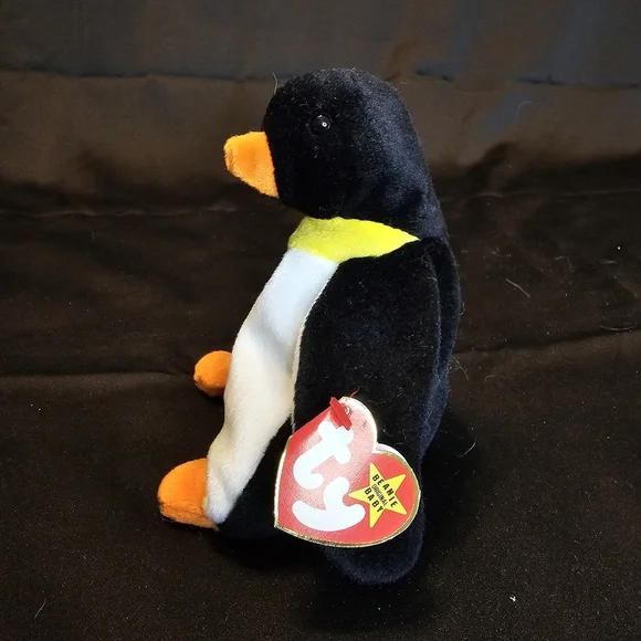 Waddle The Penguin TY beanie Baby Vintage - Picture 2 of 10